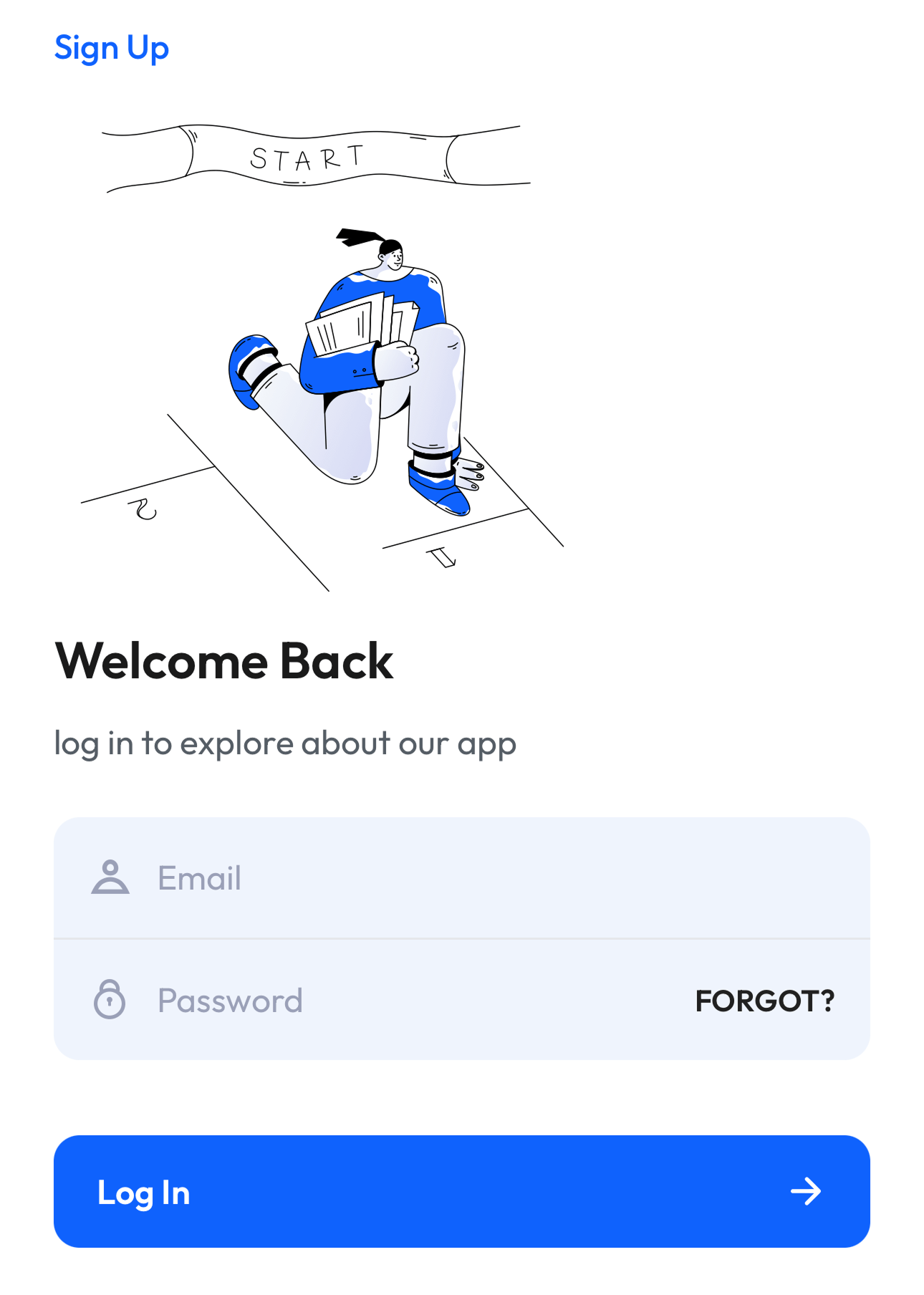 Mobile dashboard showing invoice summary